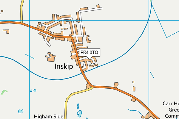 PR4 0TQ map - OS VectorMap District (Ordnance Survey)