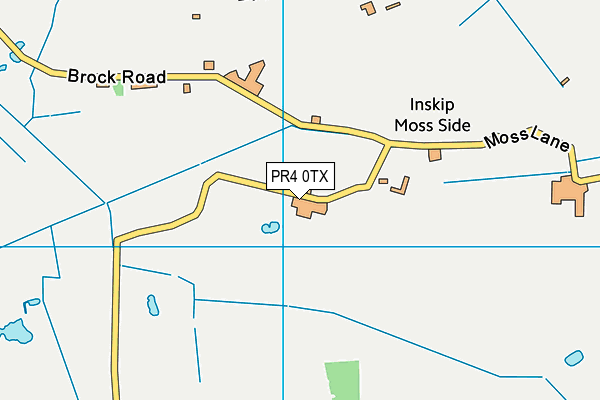 PR4 0TX map - OS VectorMap District (Ordnance Survey)