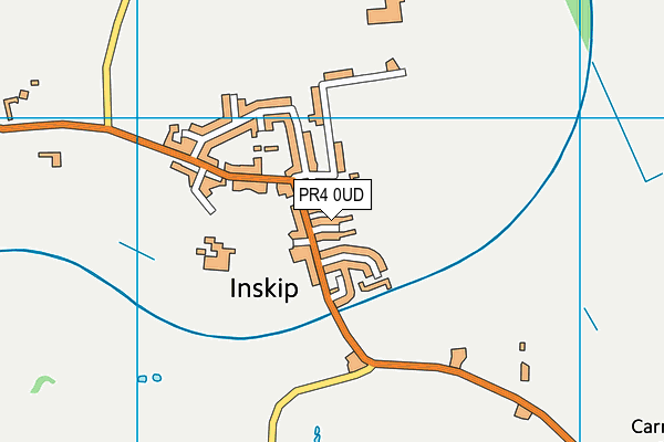 PR4 0UD map - OS VectorMap District (Ordnance Survey)