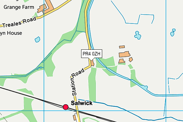 PR4 0ZH map - OS VectorMap District (Ordnance Survey)