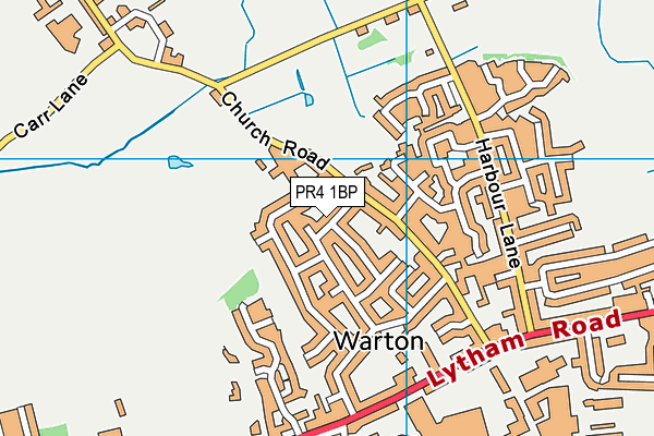 PR4 1BP map - OS VectorMap District (Ordnance Survey)