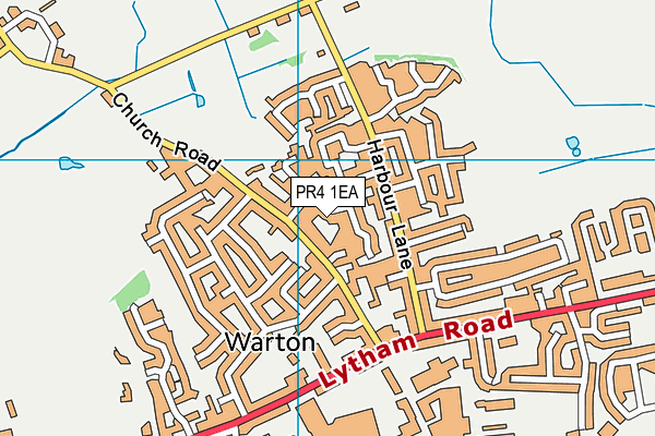 PR4 1EA map - OS VectorMap District (Ordnance Survey)