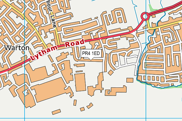 PR4 1ED map - OS VectorMap District (Ordnance Survey)