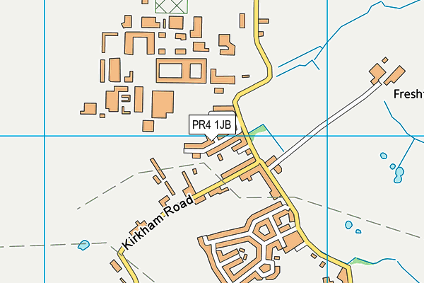 PR4 1JB map - OS VectorMap District (Ordnance Survey)