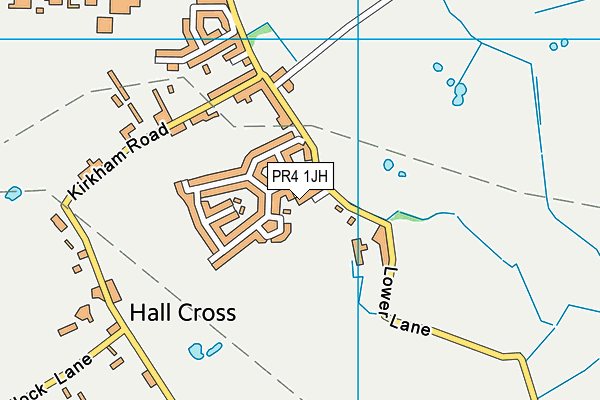 PR4 1JH map - OS VectorMap District (Ordnance Survey)