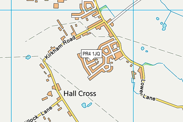PR4 1JQ map - OS VectorMap District (Ordnance Survey)