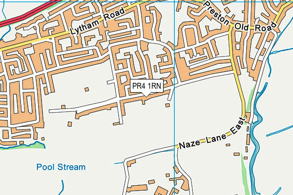 PR4 1RN map - OS VectorMap District (Ordnance Survey)