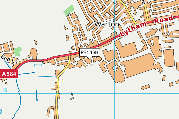 PR4 1SH map - OS VectorMap District (Ordnance Survey)