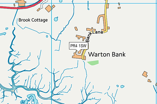 PR4 1SW map - OS VectorMap District (Ordnance Survey)