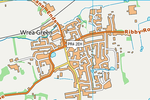 PR4 2EH map - OS VectorMap District (Ordnance Survey)