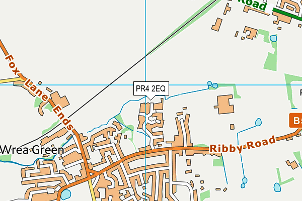 PR4 2EQ map - OS VectorMap District (Ordnance Survey)