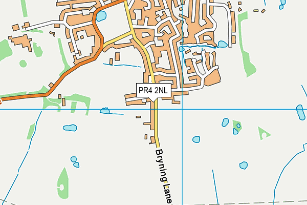 PR4 2NL map - OS VectorMap District (Ordnance Survey)