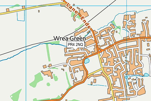 PR4 2NQ map - OS VectorMap District (Ordnance Survey)