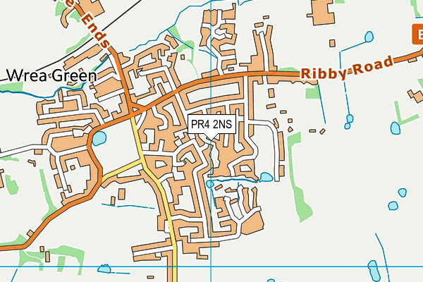 PR4 2NS map - OS VectorMap District (Ordnance Survey)
