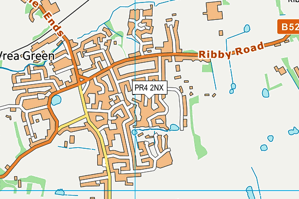 PR4 2NX map - OS VectorMap District (Ordnance Survey)
