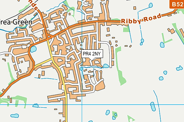 PR4 2NY map - OS VectorMap District (Ordnance Survey)