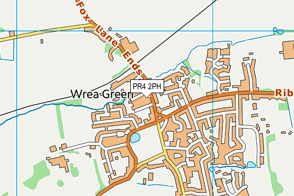 Map of WREA GREEN DISTRIBUTION LTD at district scale
