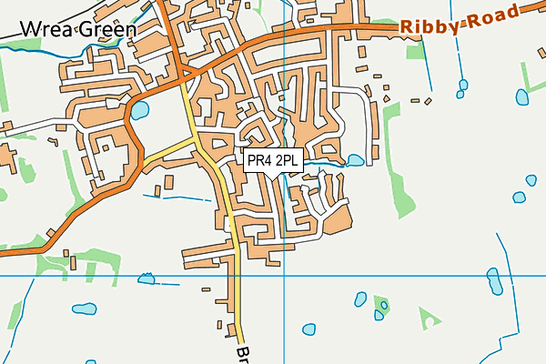 PR4 2PL map - OS VectorMap District (Ordnance Survey)
