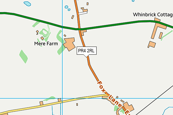 PR4 2RL map - OS VectorMap District (Ordnance Survey)
