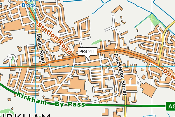 PR4 2TL map - OS VectorMap District (Ordnance Survey)