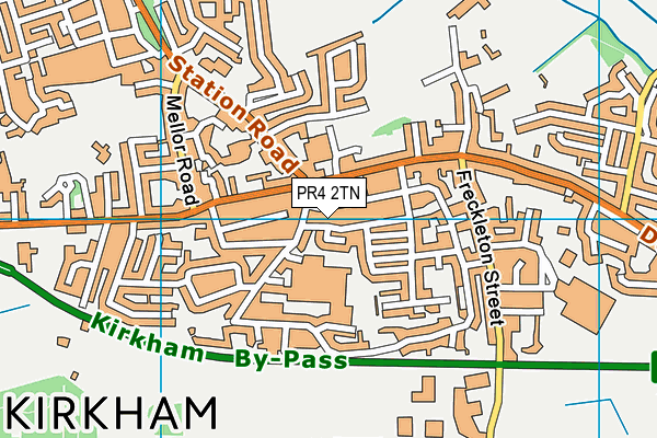 PR4 2TN map - OS VectorMap District (Ordnance Survey)