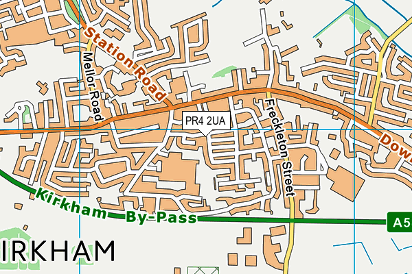PR4 2UA map - OS VectorMap District (Ordnance Survey)