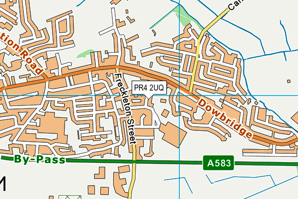 PR4 2UQ map - OS VectorMap District (Ordnance Survey)