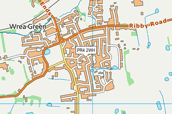 PR4 2WH map - OS VectorMap District (Ordnance Survey)