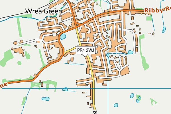 PR4 2WJ map - OS VectorMap District (Ordnance Survey)