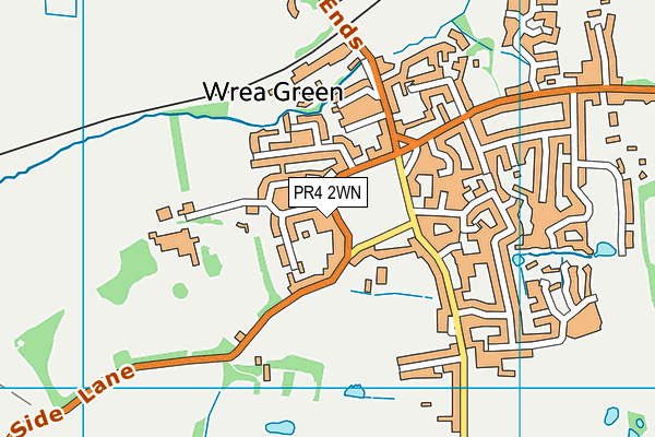 PR4 2WN map - OS VectorMap District (Ordnance Survey)