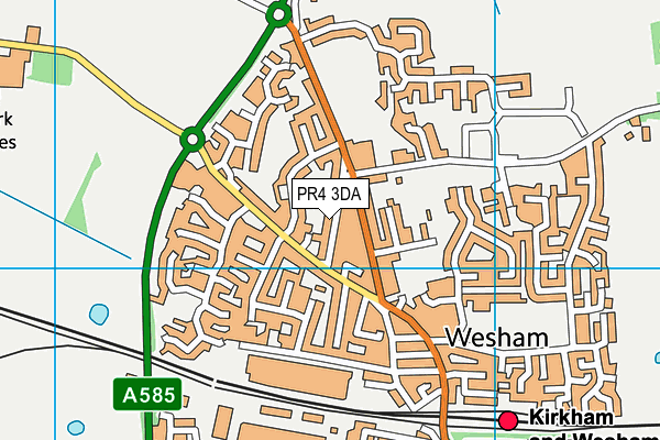Map of WESHAM CHIPPY LIMITED at district scale