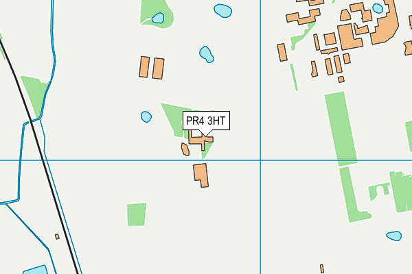 PR4 3HT map - OS VectorMap District (Ordnance Survey)