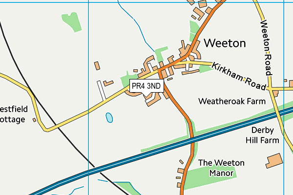 The Croft (Closed) map (PR4 3ND) - OS VectorMap District (Ordnance Survey)