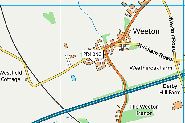 PR4 3NQ map - OS VectorMap District (Ordnance Survey)