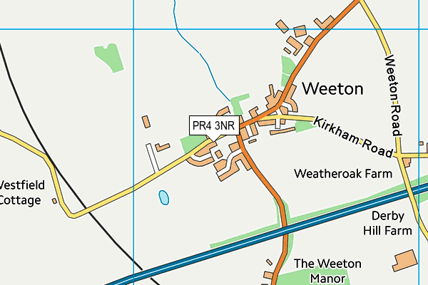 PR4 3NR map - OS VectorMap District (Ordnance Survey)