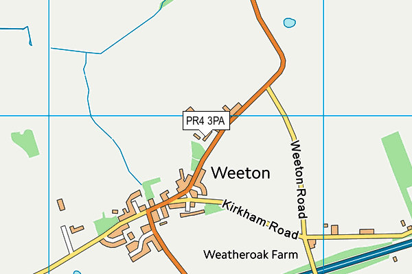 PR4 3PA map - OS VectorMap District (Ordnance Survey)