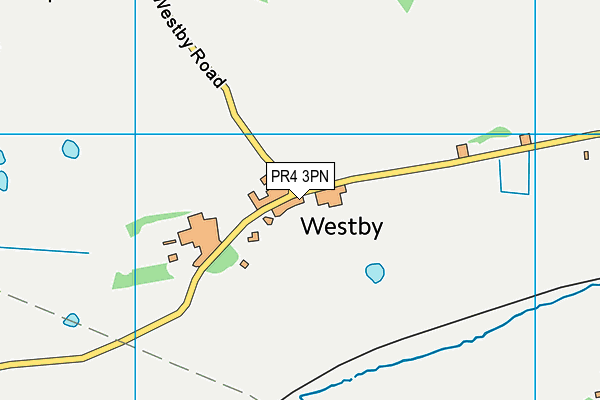 Map of WESTBY HALL LTD at district scale