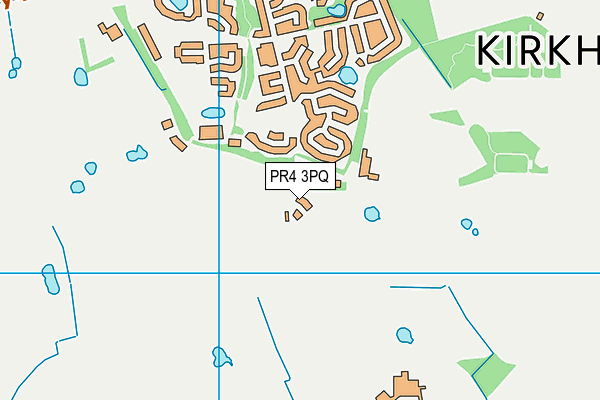 PR4 3PQ map - OS VectorMap District (Ordnance Survey)