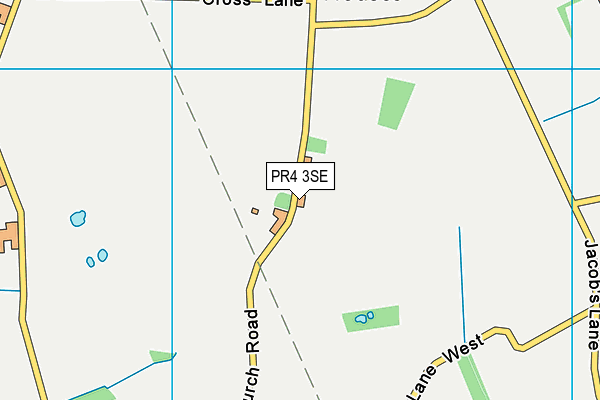 PR4 3SE map - OS VectorMap District (Ordnance Survey)