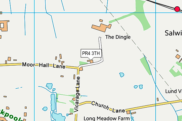PR4 3TH map - OS VectorMap District (Ordnance Survey)