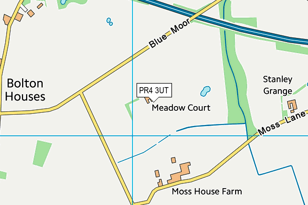 PR4 3UT map - OS VectorMap District (Ordnance Survey)