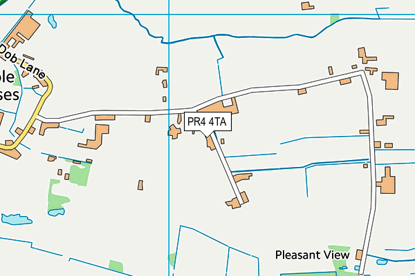 PR4 4TA map - OS VectorMap District (Ordnance Survey)