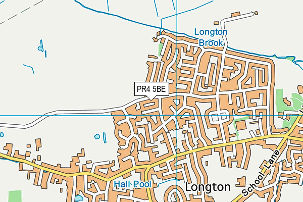 PR4 5BE map - OS VectorMap District (Ordnance Survey)