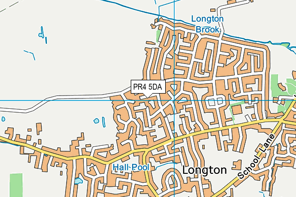 PR4 5DA map - OS VectorMap District (Ordnance Survey)