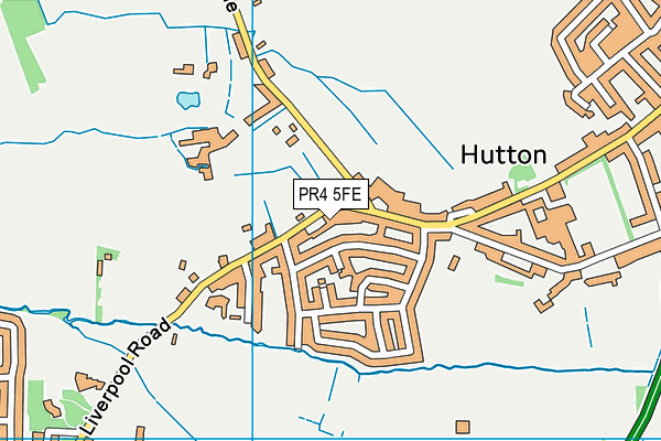 PR4 5FE map - OS VectorMap District (Ordnance Survey)