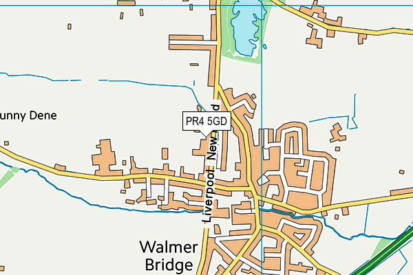 PR4 5GD map - OS VectorMap District (Ordnance Survey)