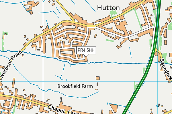 PR4 5HH map - OS VectorMap District (Ordnance Survey)