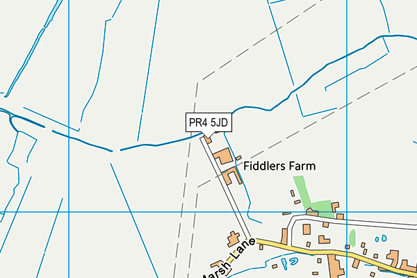 PR4 5JD map - OS VectorMap District (Ordnance Survey)