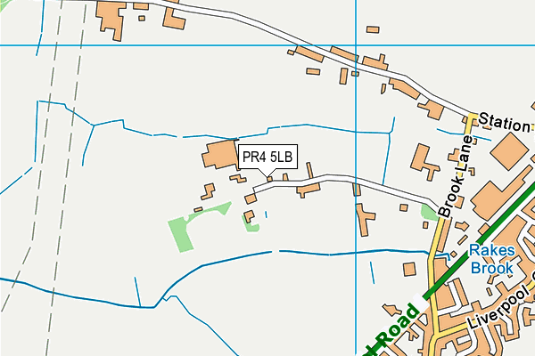PR4 5LB map - OS VectorMap District (Ordnance Survey)