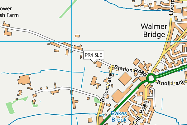 PR4 5LE map - OS VectorMap District (Ordnance Survey)